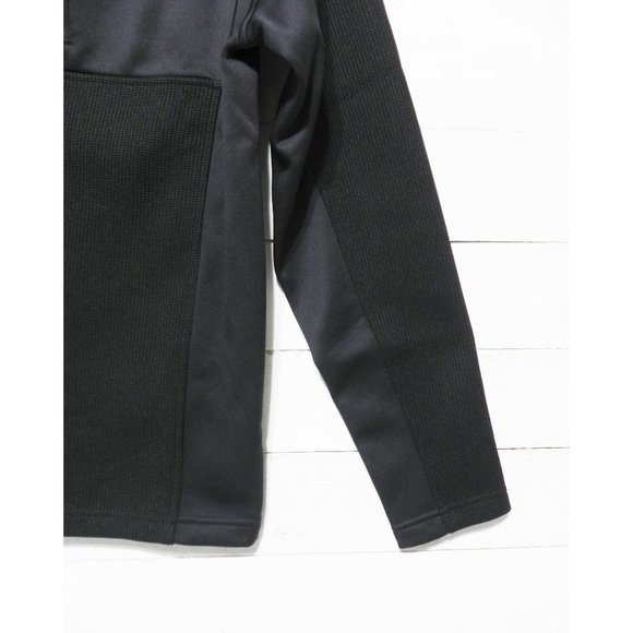 Spyder Mens Half Zip Fleece Lined Knit Sweater / Pullover • Black • Sz M • NWT - Picture 6 of 12